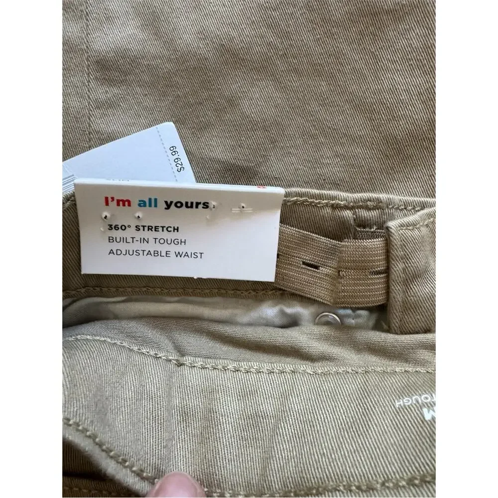 Old Navy Boys' Slim-Fit 360 Stretch Five-Pocket Pants Khaki School Casual Size 8